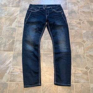 Silver Tuesday mid skinny jeans